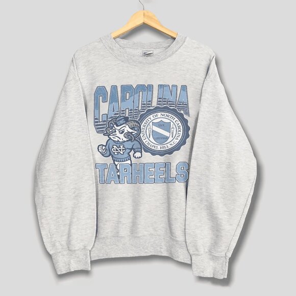 1991 UNC Tar Heels Mascot Logo Sweatshirt NCAA UNC Tar Heels Shirt For Men Women - Picture 1 of 2